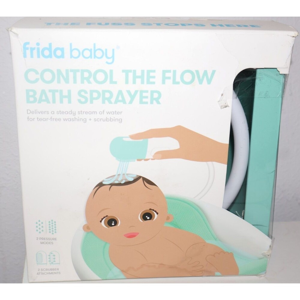 Frida Baby Control The Flow Bath Sprayer Baby Tub Shower Head Open Box